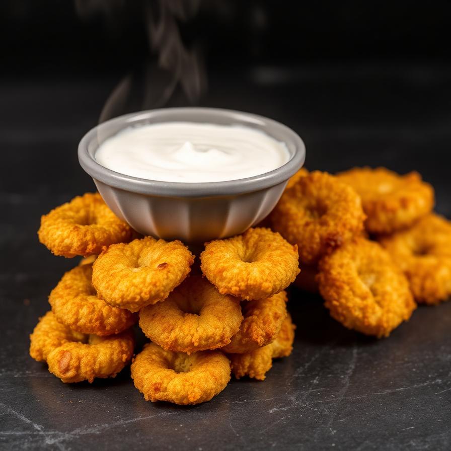 Fried pickles + ranch